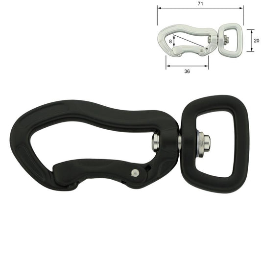 Alumiinihaka karabiinihaka